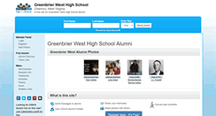 Desktop Screenshot of greenbrierwesthighschool.org