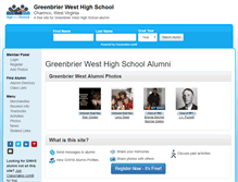 Tablet Screenshot of greenbrierwesthighschool.org